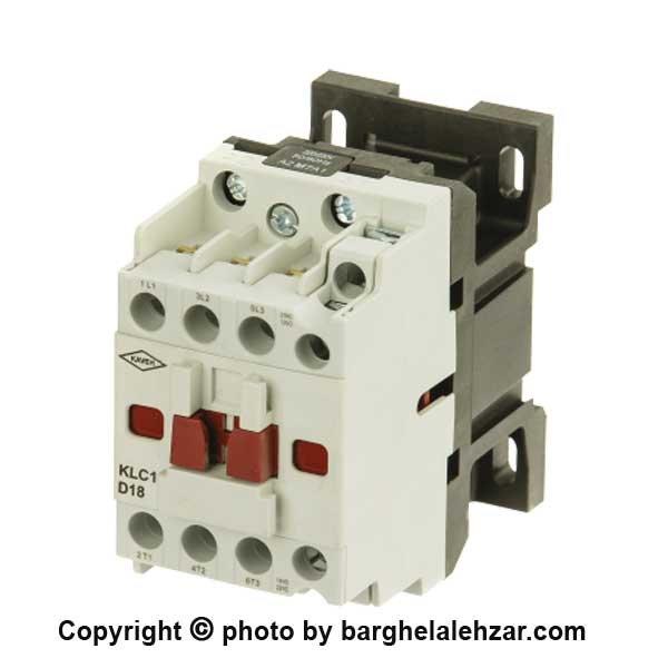 کنتاکتور 18 آمپر 220 ولت D18-11 کنتاکنت یک باز یک بسته 4 کیلووات الکترو کاوه